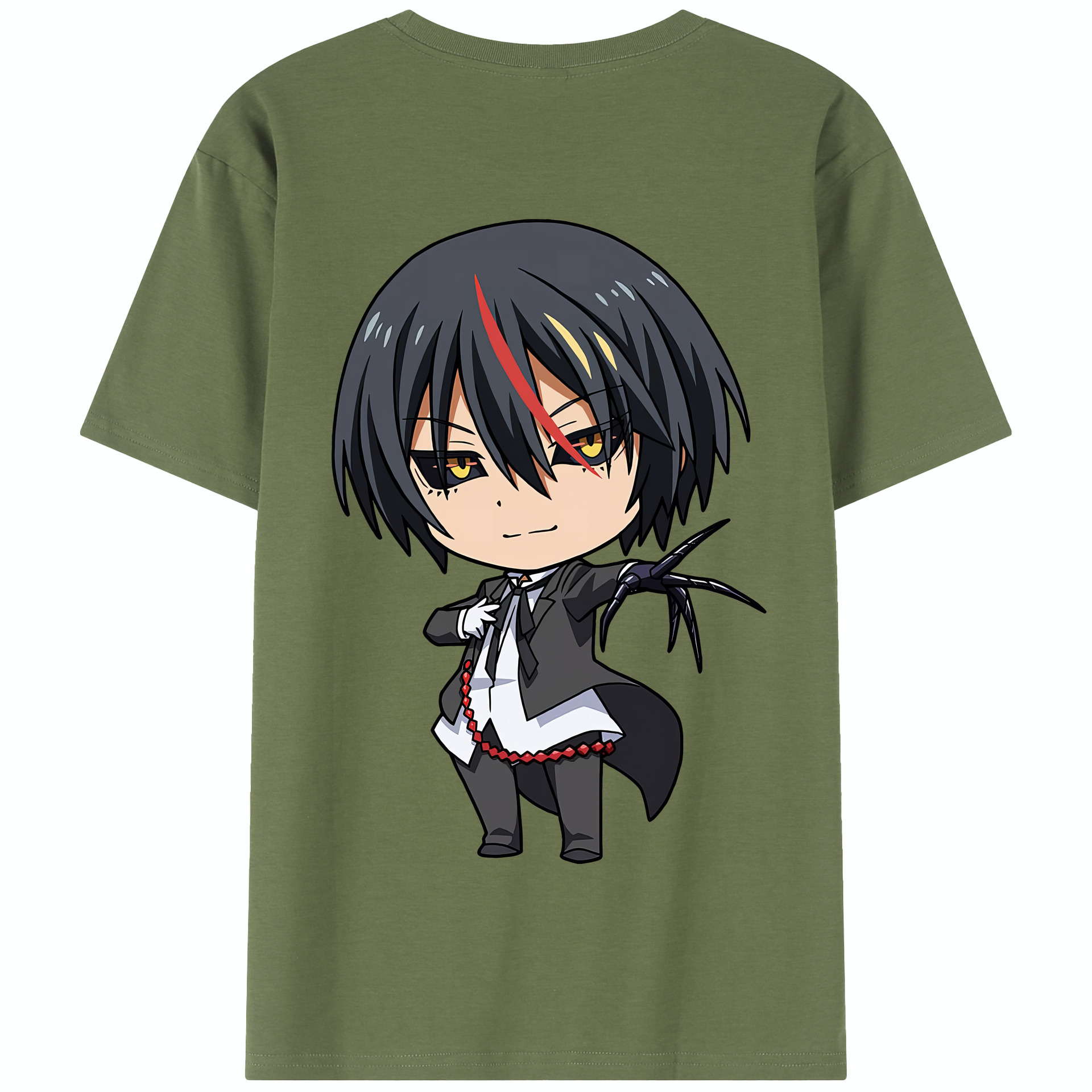 （画像用） 転スラ Regarding Reincarnated to Slime 綿100％半袖Tシャツ（背面プリント）